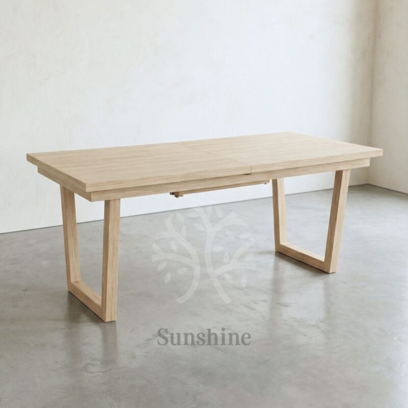 scandinavian japandi dining table